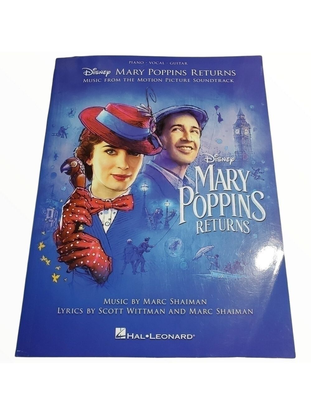 Disney Mary Poppins Returns Book Music from the motion picture soundtrack